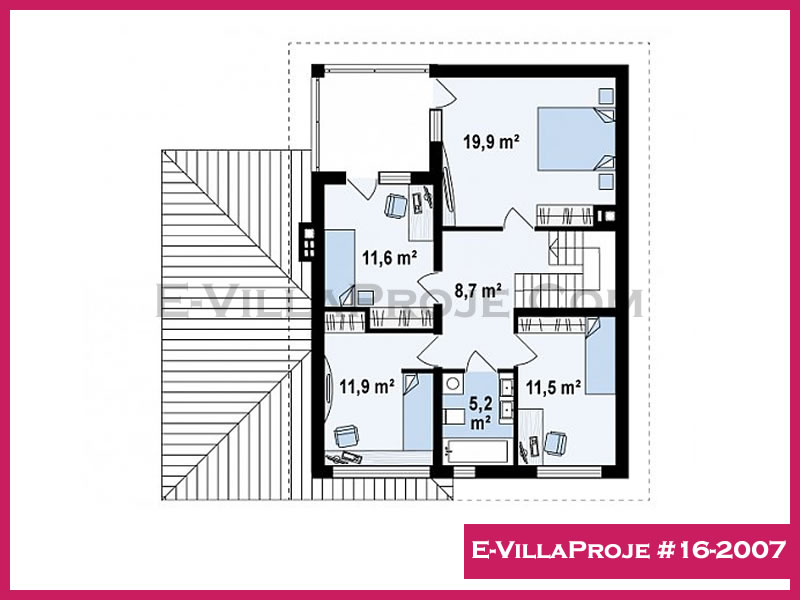 Gazbeton Çelik Ev 188 m² Dubleks (5+1) - Görsel 3