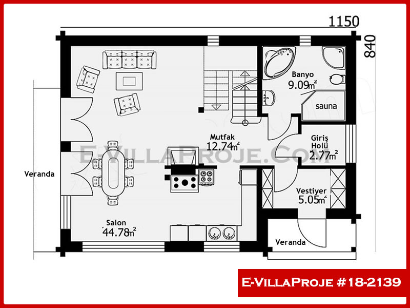 Gazbeton Çelik Ev 189 m² Dubleks (5+1) - Görsel 2