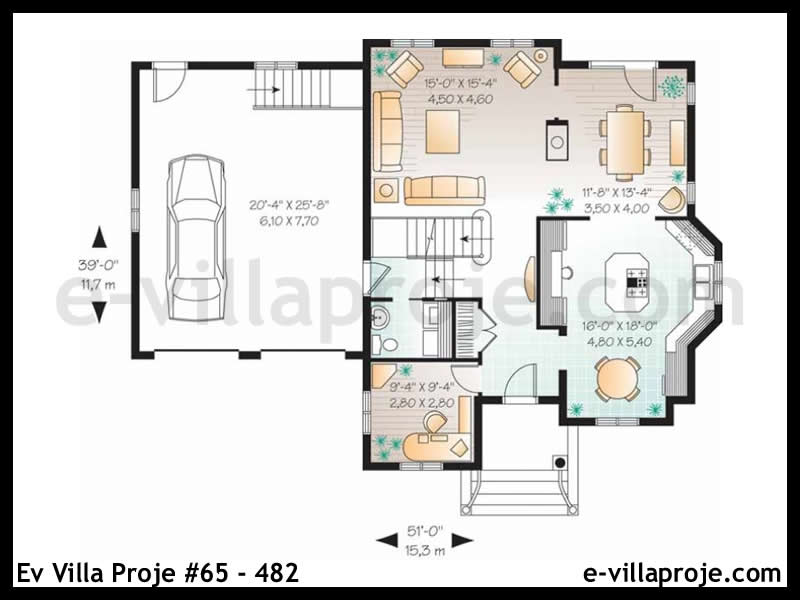 Gazbeton Çelik Ev 189 m² Dubleks (5+1) - Görsel 2