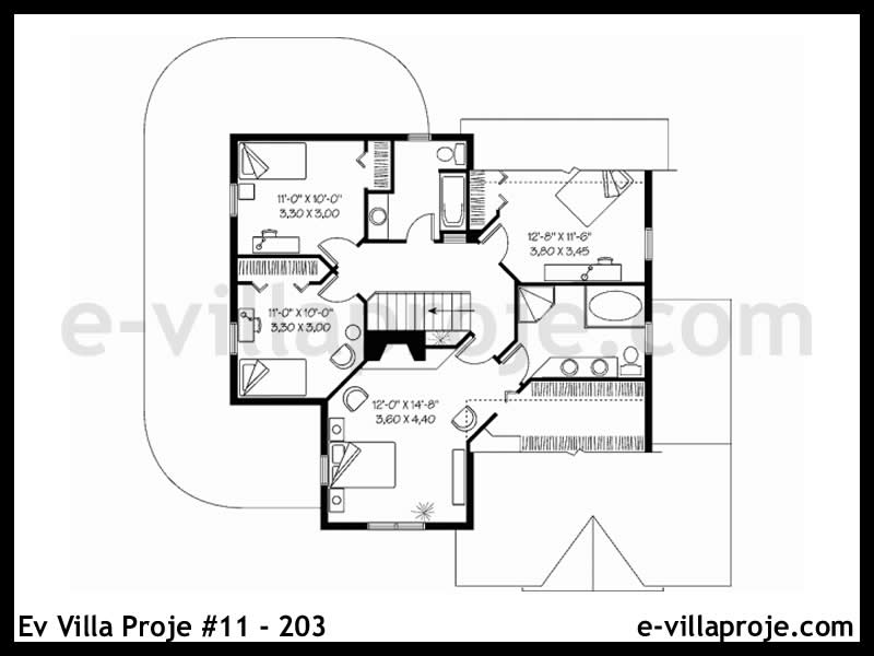 Gazbeton Çelik Ev 189 m² Dubleks (5+1) - Görsel 3