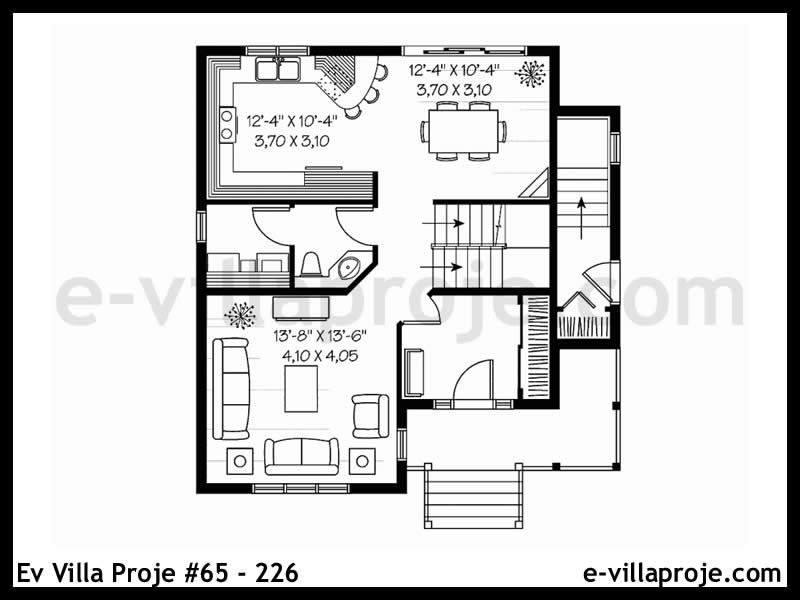 Gazbeton Çelik Ev 189 m² Dubleks (5+1) - Görsel 2