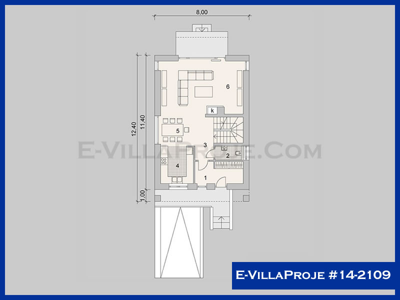 Gazbeton Çelik Ev 190 m² Dubleks (5+1) - Görsel 2