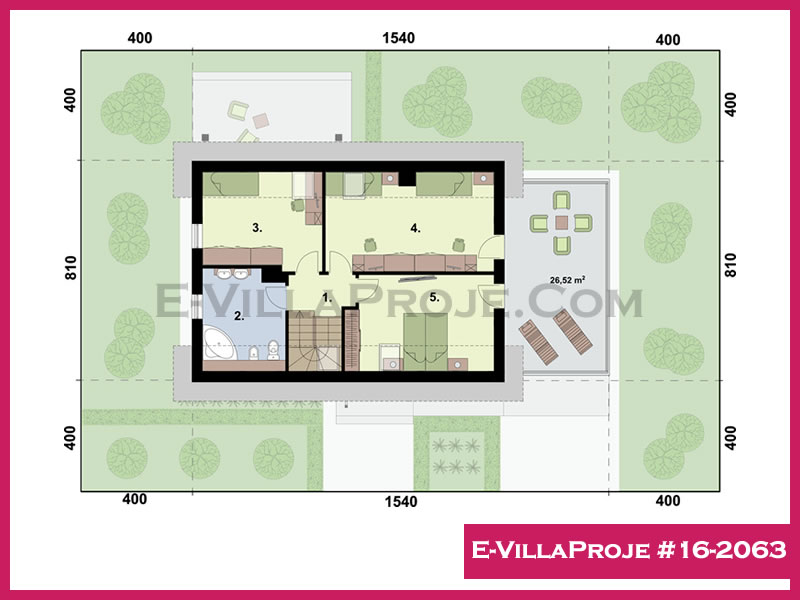 Gazbeton Çelik Ev 190 m² Dubleks (5+1) - Görsel 3