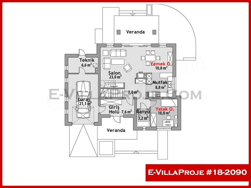 Gazbeton Çelik Ev 190 m² Dubleks (5+1) - Görsel 2
