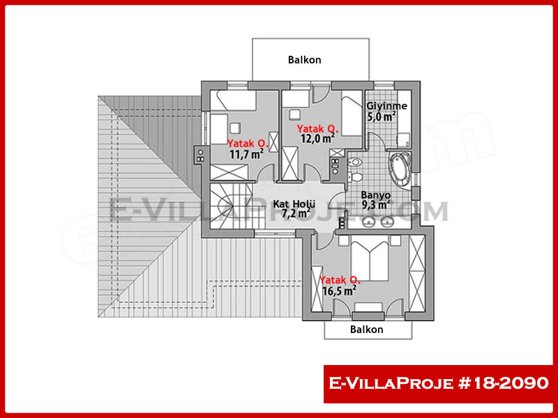 Gazbeton Çelik Ev 190 m² Dubleks (5+1) - Görsel 3