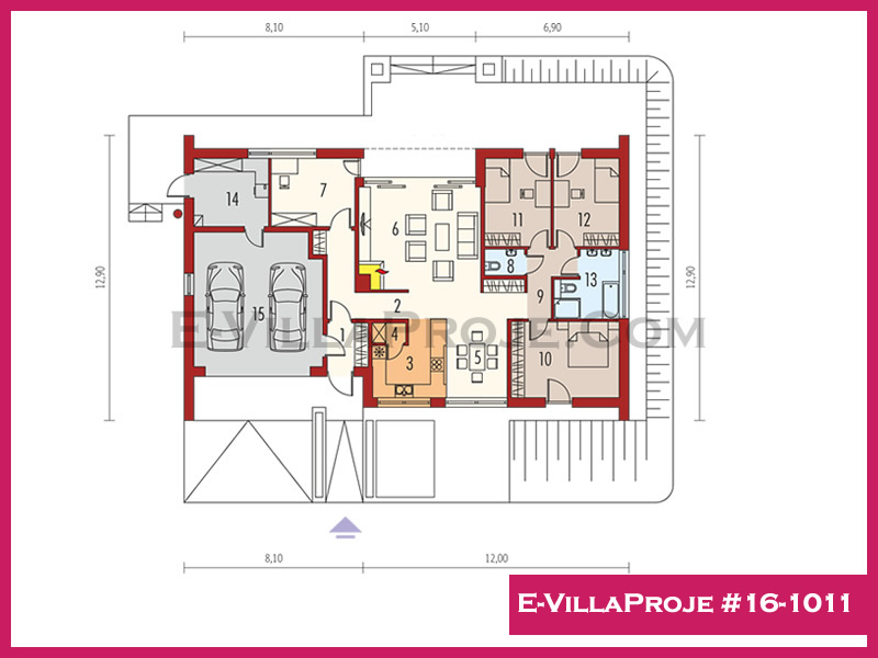 Gazbeton Çelik Ev 190 m² Tek Katlı (5+1) - Görsel 2