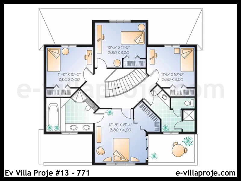 Gazbeton Çelik Ev 191 m² Dubleks (5+1) - Görsel 3