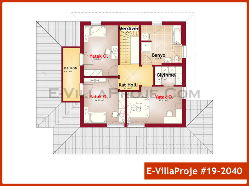 Gazbeton Çelik Ev 191 m² Dubleks (5+1) - Görsel 3