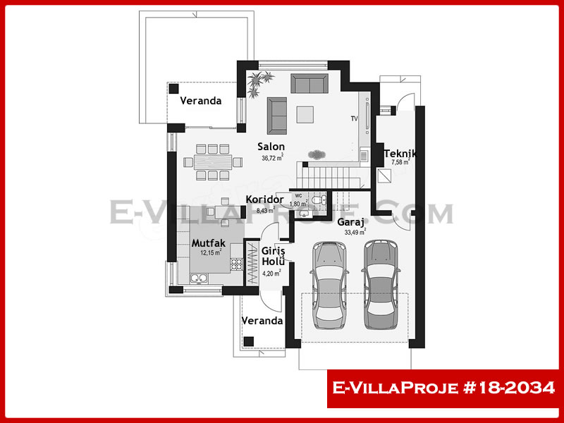 Gazbeton Çelik Ev 191 m² Dubleks (5+1) - Görsel 2