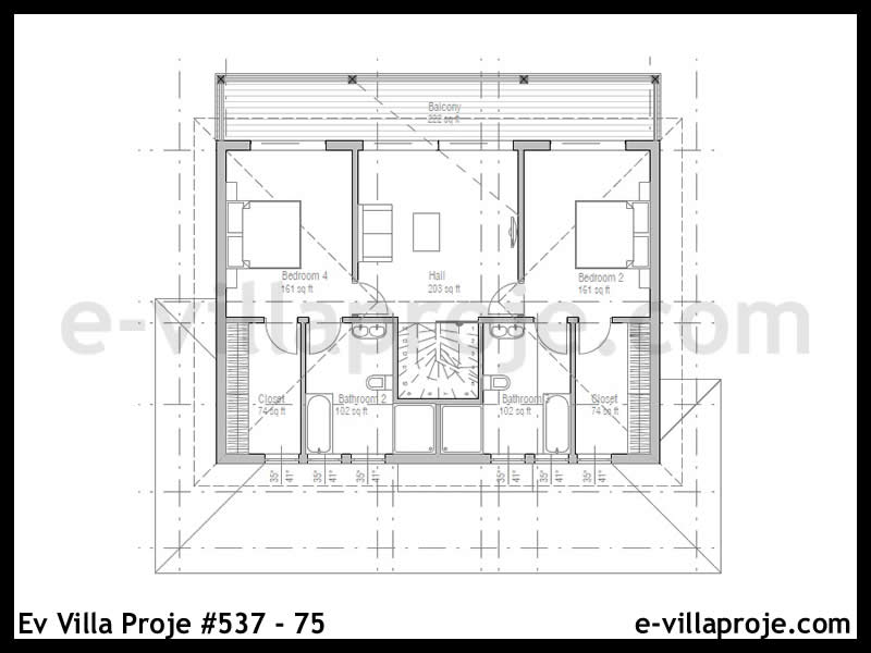 Gazbeton Çelik Ev 191 m² Dubleks (5+1) - Görsel 3