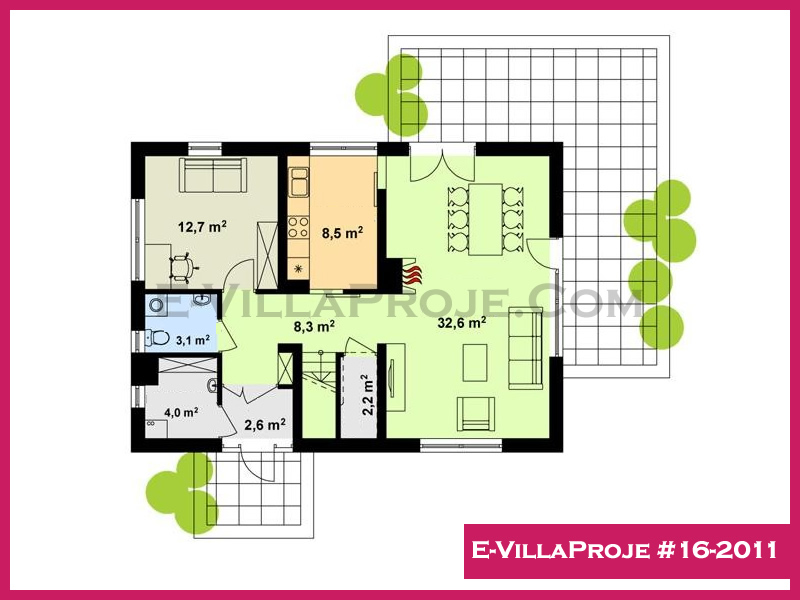 Gazbeton Çelik Ev 191 m² Dubleks (5+1) - Görsel 2