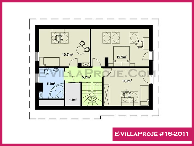 Gazbeton Çelik Ev 191 m² Dubleks (5+1) - Görsel 3