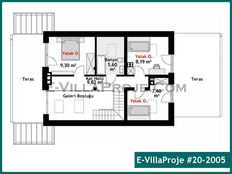Gazbeton Çelik Ev 191 m² Dubleks (5+1) - Görsel 3