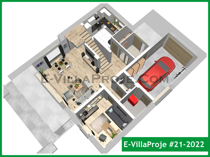 Gazbeton Çelik Ev 192 m² Dubleks (5+1) - Görsel 12