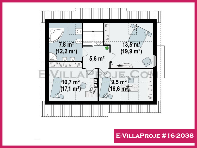 Gazbeton Çelik Ev 192 m² Dubleks (5+1) - Görsel 3