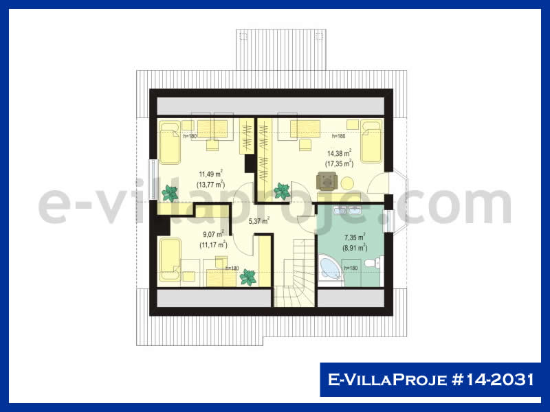 Gazbeton Çelik Ev 192 m² Dubleks (5+1) - Görsel 3