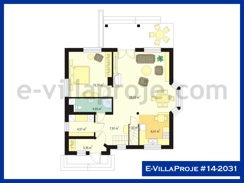 Gazbeton Çelik Ev 192 m² Dubleks (5+1) - Görsel 2