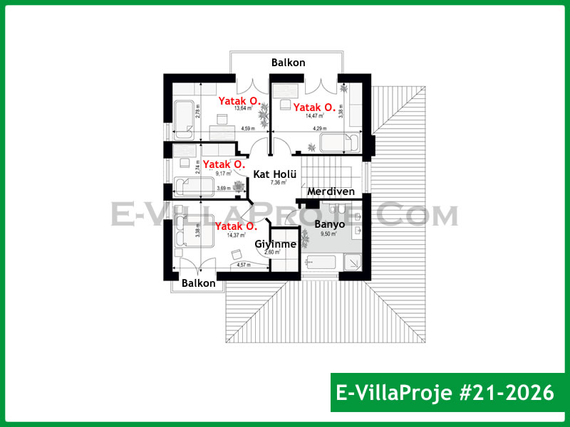 Gazbeton Çelik Ev 192 m² Dubleks (5+1) - Görsel 3