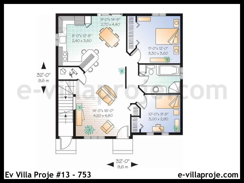 Gazbeton Çelik Ev 193 m² Dubleks (5+1) - Görsel 2