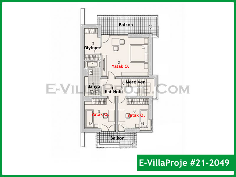 Gazbeton Çelik Ev 194 m² Dubleks (5+1) - Görsel 3