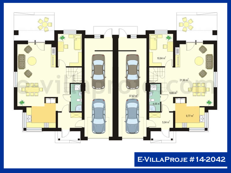 Gazbeton Çelik Ev 194 m² Dubleks (5+1) - Görsel 2