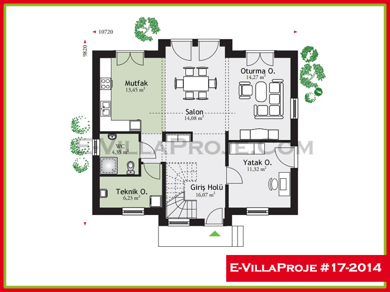 Gazbeton Çelik Ev 194 m² Dubleks (5+1) - Görsel 2
