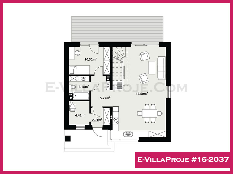 Gazbeton Çelik Ev 194 m² Dubleks (5+1) - Görsel 2