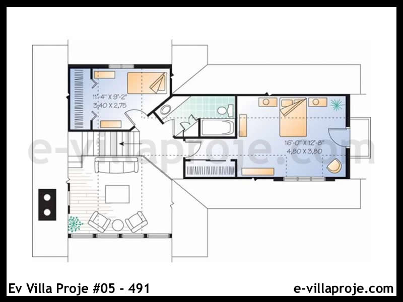 Gazbeton Çelik Ev 194 m² Dubleks (5+1) - Görsel 3