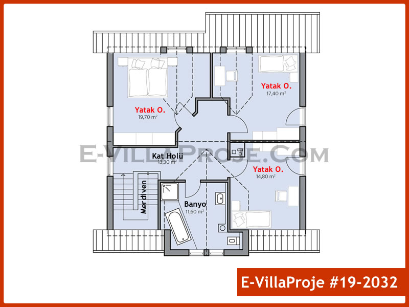 Gazbeton Çelik Ev 195 m² Dubleks (5+1) - Görsel 3