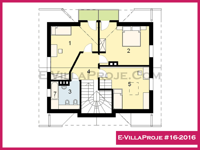 Gazbeton Çelik Ev 195 m² Dubleks (5+1) - Görsel 3