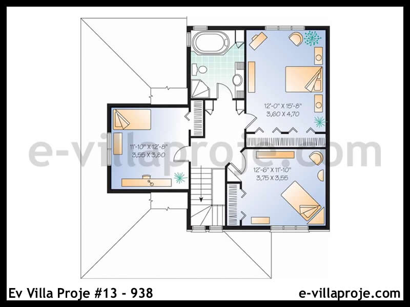 Gazbeton Çelik Ev 196 m² Dubleks (5+1) - Görsel 3