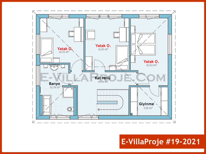 Gazbeton Çelik Ev 196 m² Dubleks (5+1) - Görsel 3
