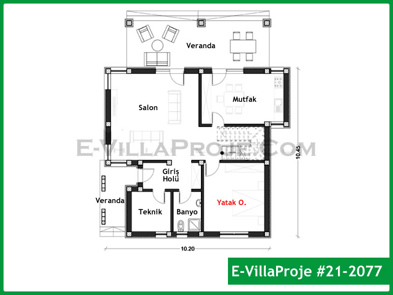 Gazbeton Çelik Ev 196 m² Dubleks (5+1) - Görsel 2