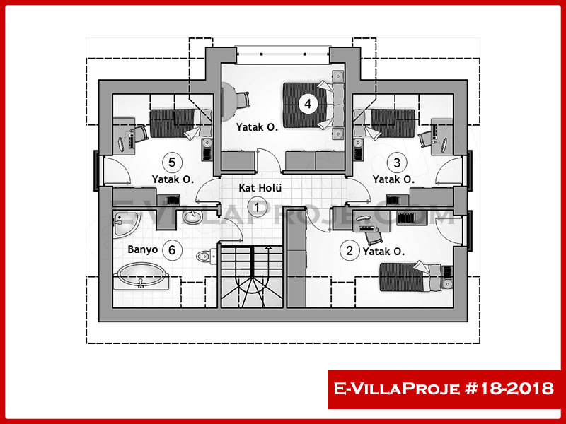 Gazbeton Çelik Ev 196 m² Dubleks (5+1) - Görsel 3