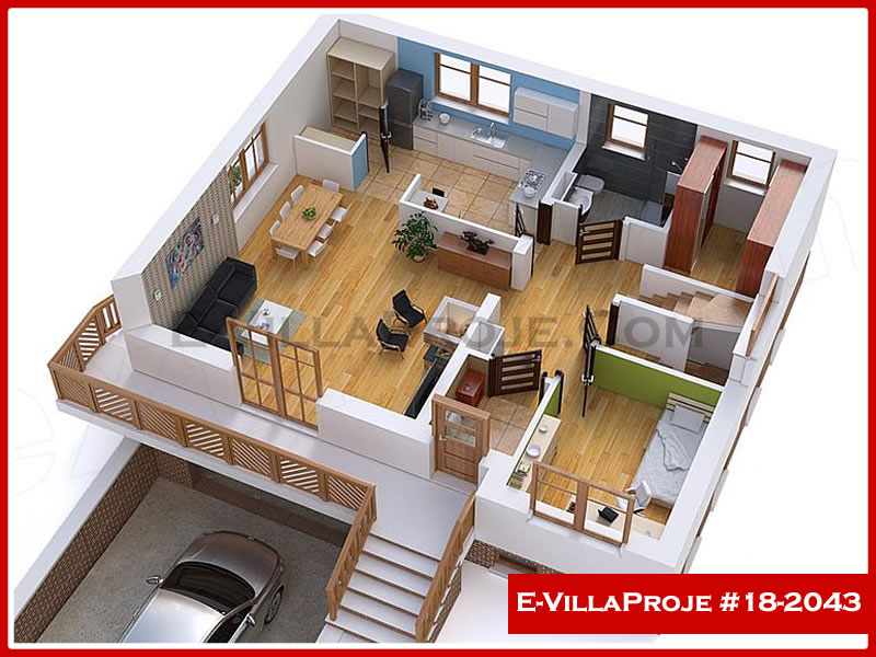 Gazbeton Çelik Ev 197 m² Dubleks (5+1) - Görsel 6