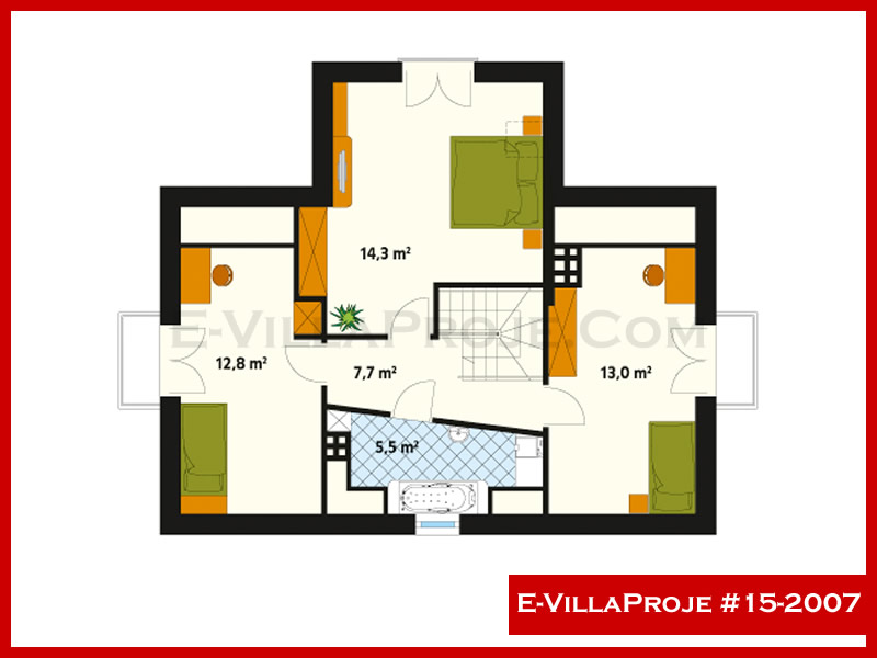 Gazbeton Çelik Ev 197 m² Dubleks (5+1) - Görsel 3