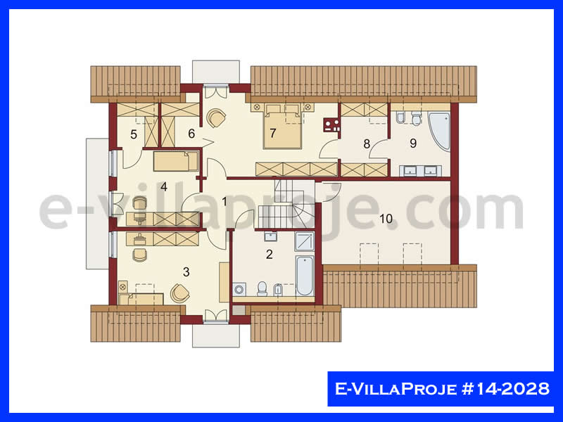 Gazbeton Çelik Ev 197 m² Dubleks (5+1) - Görsel 3