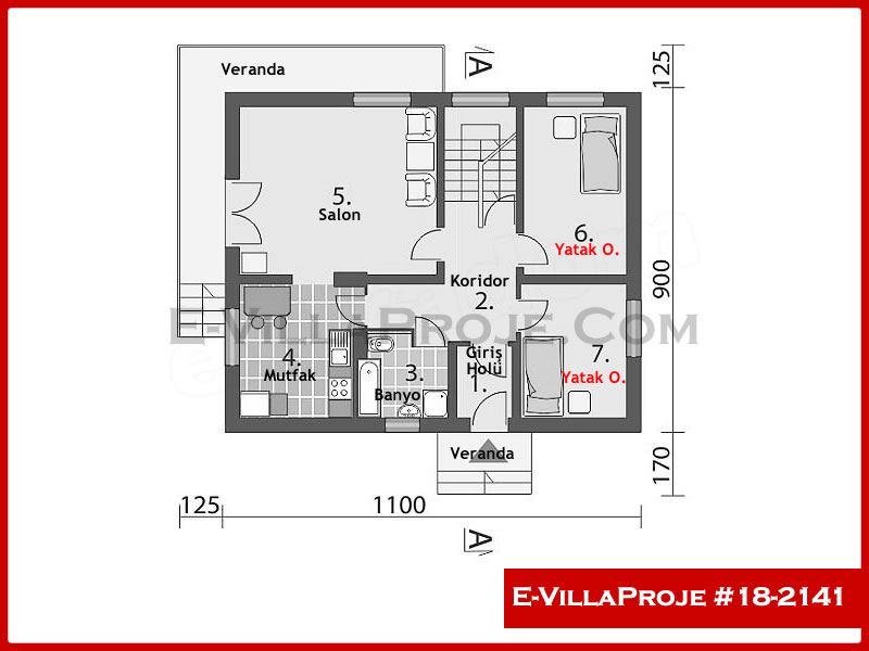 Gazbeton Çelik Ev 198 m² Dubleks (5+1) - Görsel 2