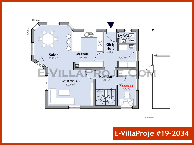 Gazbeton Çelik Ev 198 m² Dubleks (5+1) - Görsel 2