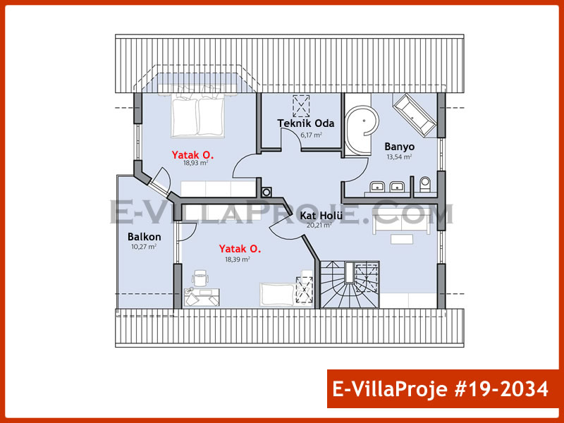 Gazbeton Çelik Ev 198 m² Dubleks (5+1) - Görsel 3