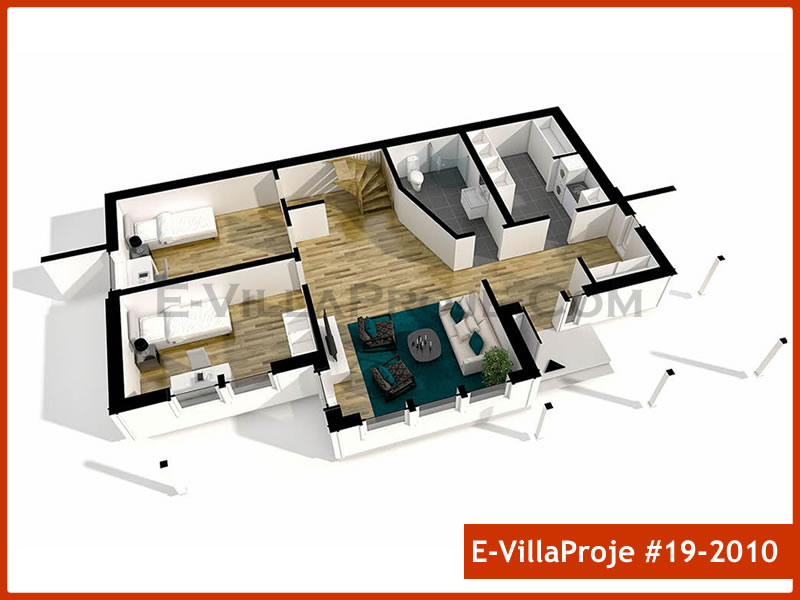 Gazbeton Çelik Ev 199 m² Dubleks (5+1) - Görsel 8