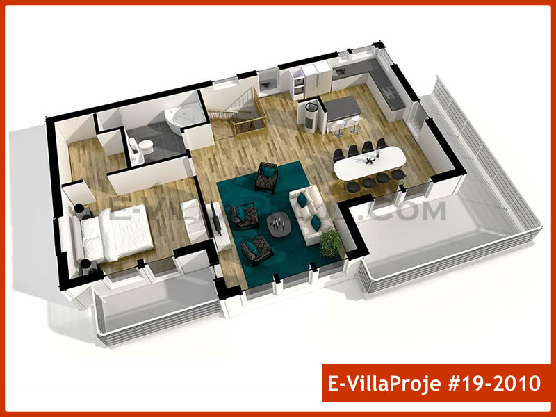 Gazbeton Çelik Ev 199 m² Dubleks (5+1) - Görsel 9