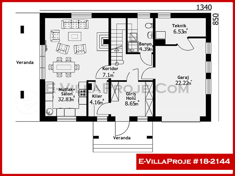 Gazbeton Çelik Ev 200 m² Dubleks (5+1) - Görsel 2