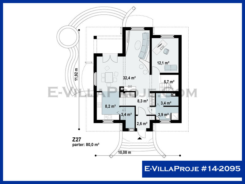 Gazbeton Çelik Ev 200 m² Dubleks (5+1) - Görsel 2
