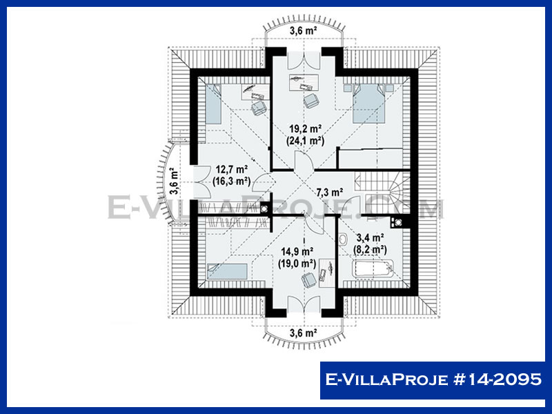 Gazbeton Çelik Ev 200 m² Dubleks (5+1) - Görsel 3