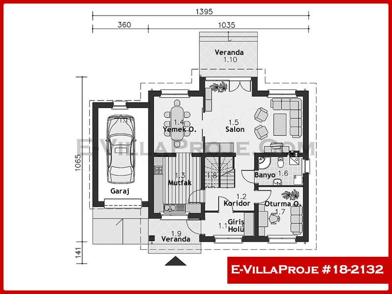 Gazbeton Çelik Ev 200 m² Dubleks (5+1) - Görsel 2