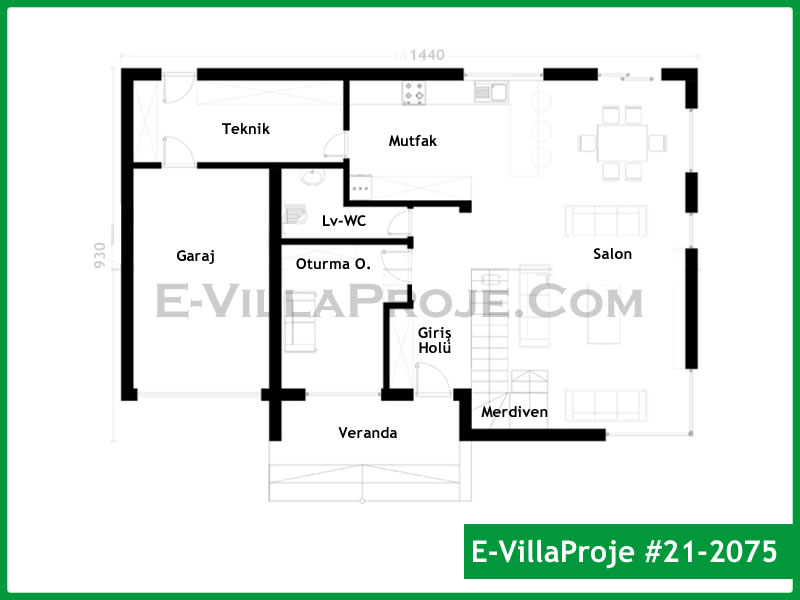 Gazbeton Çelik Ev 201 m² Dubleks (5+1) - Görsel 2