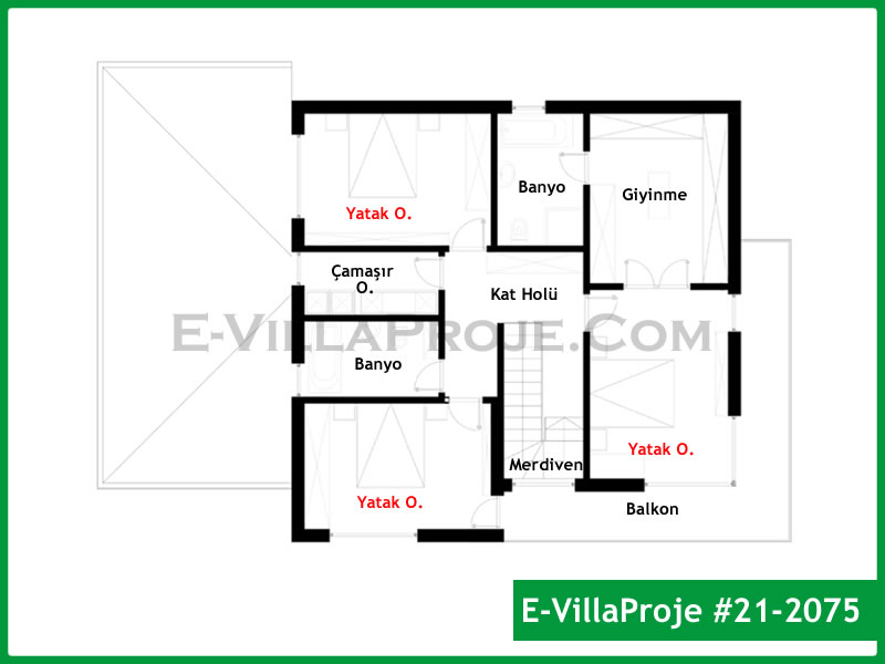 Gazbeton Çelik Ev 201 m² Dubleks (5+1) - Görsel 3
