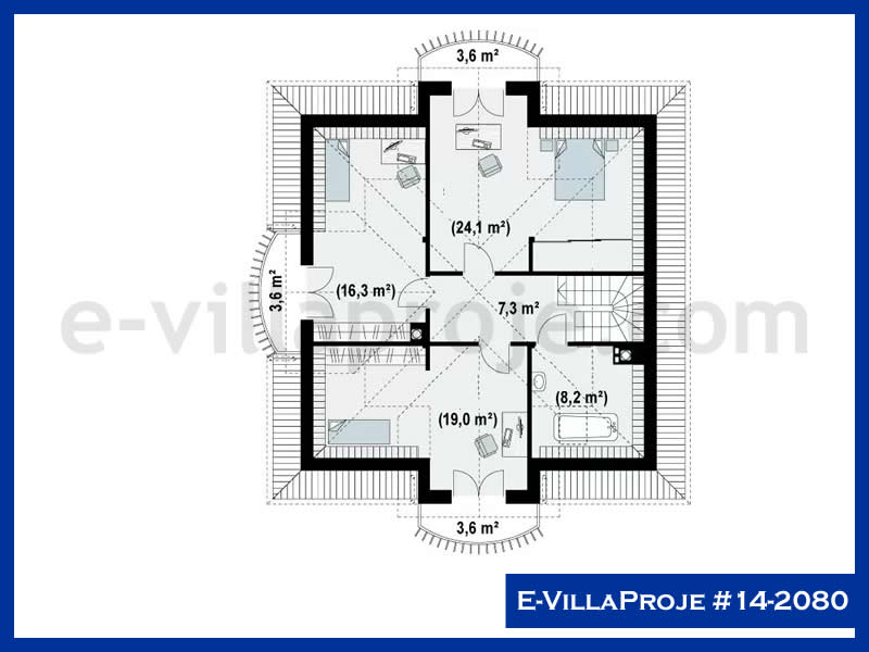 Gazbeton Çelik Ev 202 m² Dubleks (5+1) - Görsel 3