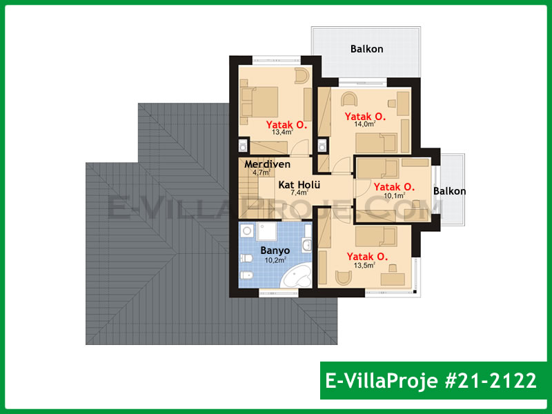 Gazbeton Çelik Ev 202 m² Dubleks (5+1) - Görsel 3